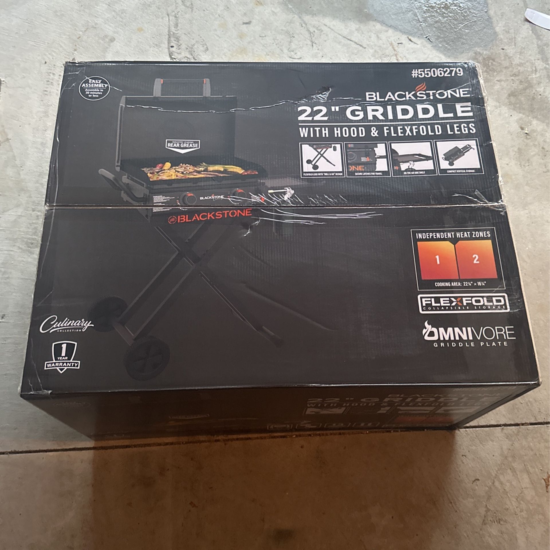 22 Blackstone Griddle With Good And Flexfold Legs