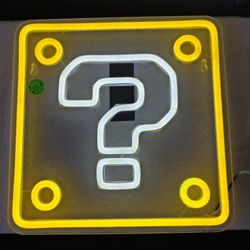 Super Mario Bros Neon sign 