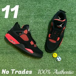 Size 11 Air Jordan 4 Retro “Red Thunder” 📍