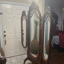  Antique Wardrobe Mirror 