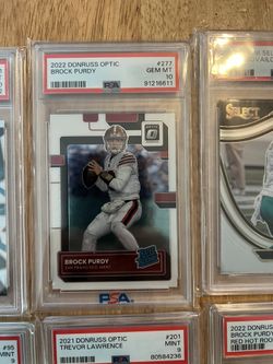2022 Optic Brock Purdy PSA 10