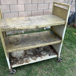 3 Metal Shelves 