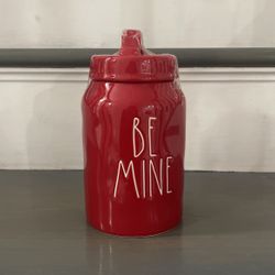 Rae Dunn “BE MINE” Small Red Canister