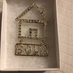 SOLD Realtor pin Brooch NEW Handmade