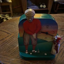 VINTAGE THE ORIGINAL "GOLF CLOCK" 