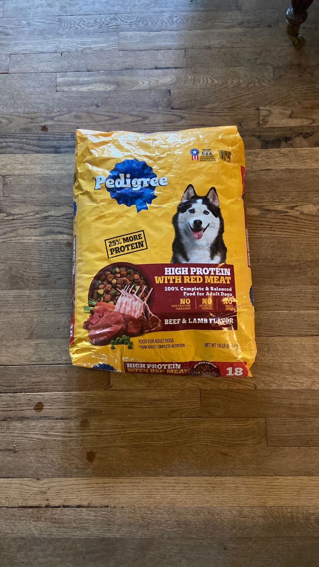 Pedigree High Protein With Red Meat Dog Food (18 Lbs)