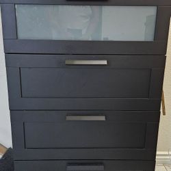 Ikea BRIMNES
4-drawer chest dresser, black