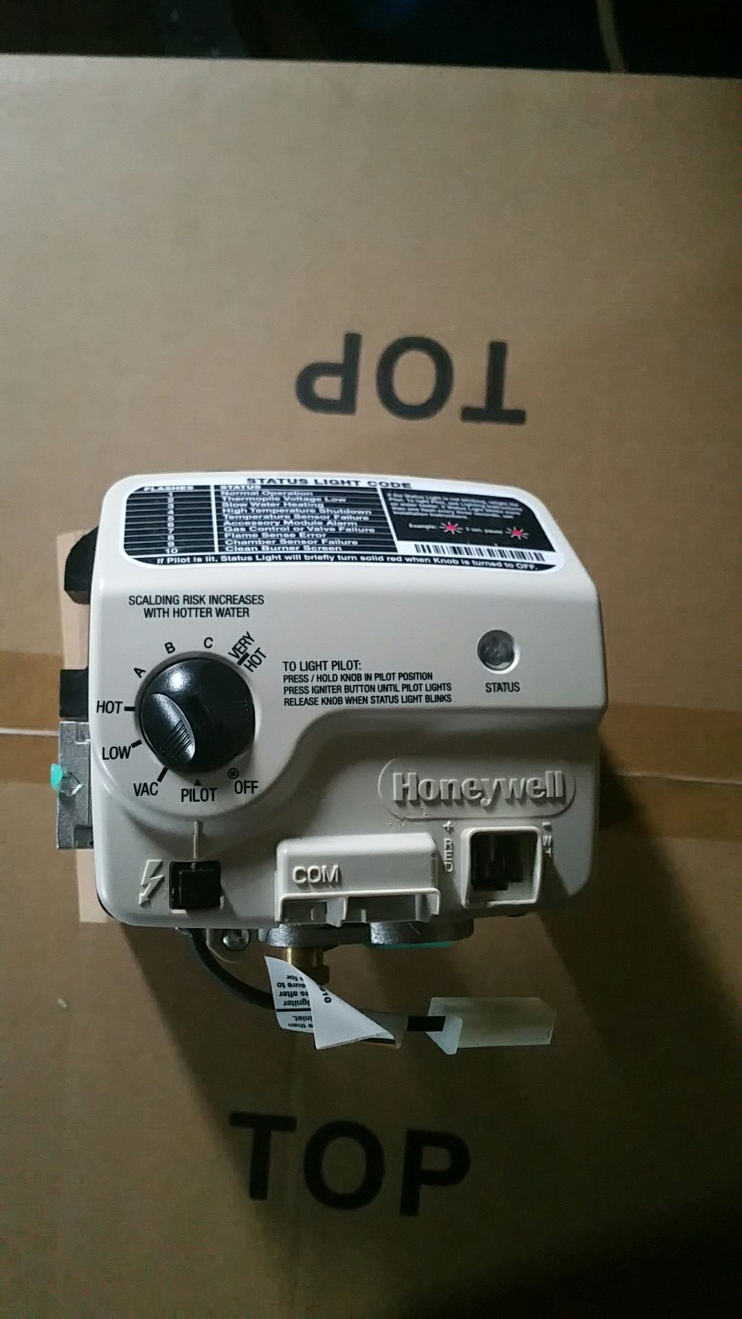 Honeywell 50032558-001 gas control valve/Thermostat