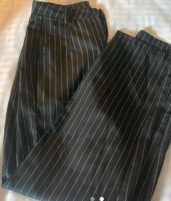 Pin straight Striped Dress Pants