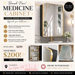 Brand New Medicine Cabinet