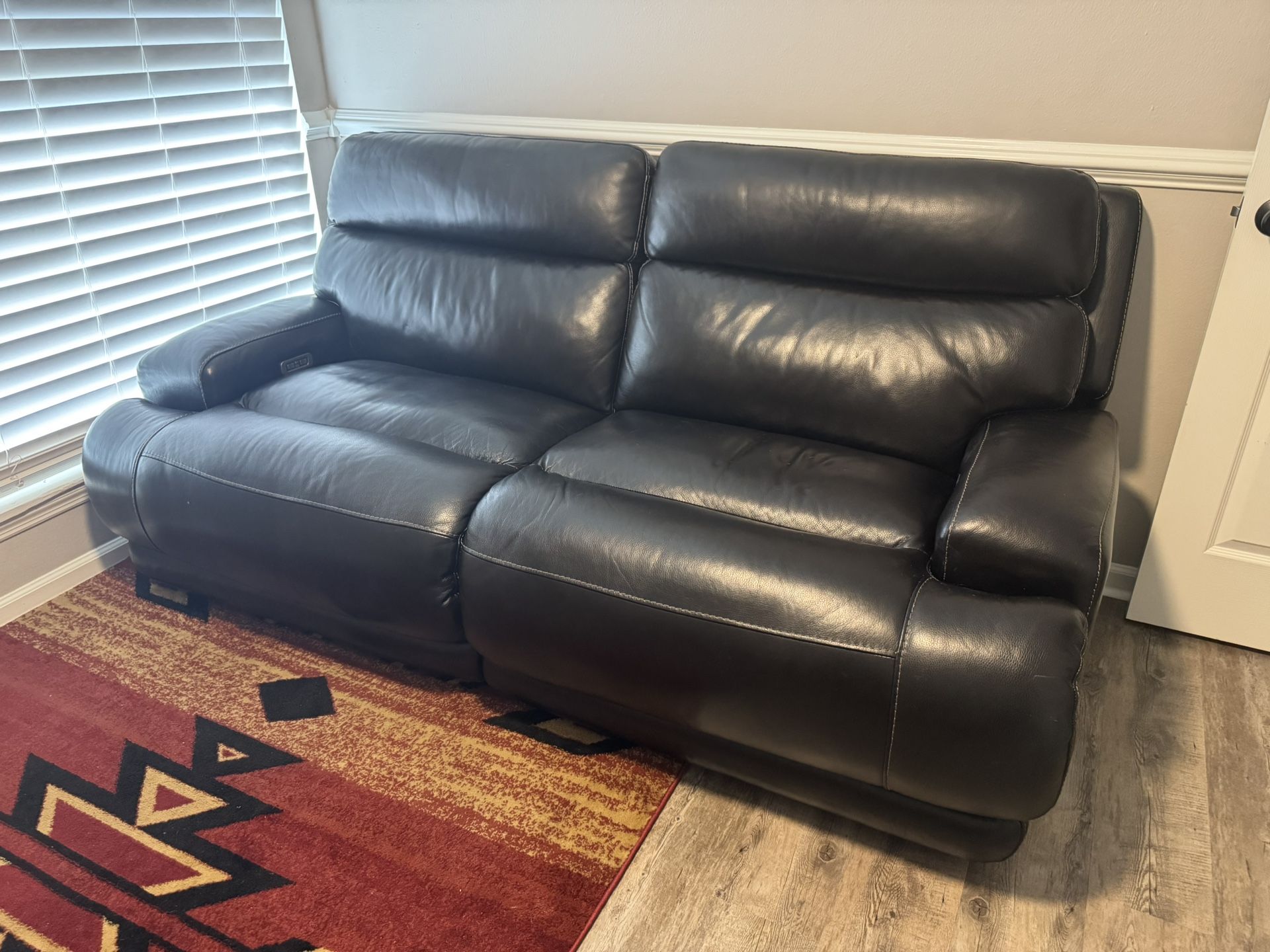 Leather Power Reclining Couch (Great Cond - $200 obo - MUST SELL)