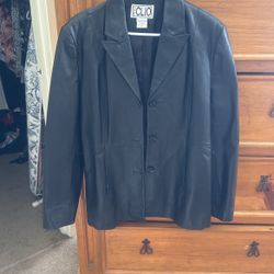Leather Jacket For Women Size 16