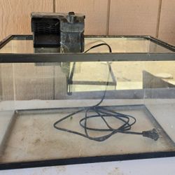 Fish Tank With Filter 5 Gallons 