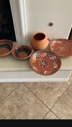 Mexican clay pots
