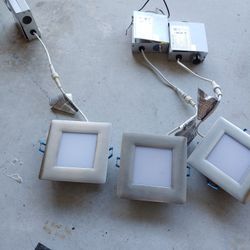 3 Square 3k Led Lights