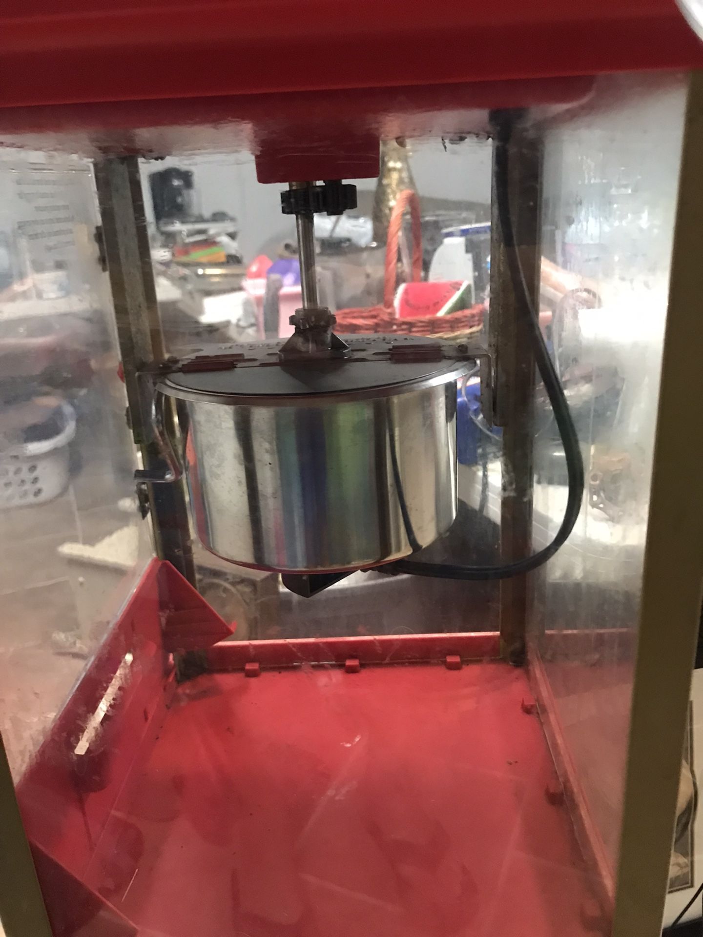 OLD FASHIONED MOVIE TIME POPCORN Antique MACHINE