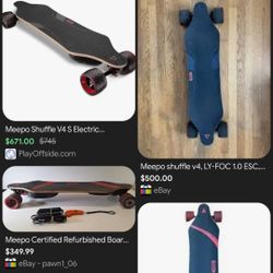 Meepo V4s Shuffle Electric Board With Upgraded Battery