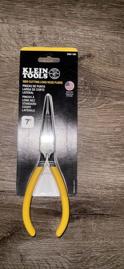 Klein Tools 7" Side-Cutting Long-Nose Pliers