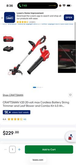 Lawnmower, weed eater, blower