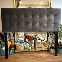 Head Board Gray  Full Size