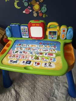 V Tech Alphabet And Write Desk