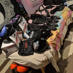 Motorcycle helmets & jackets