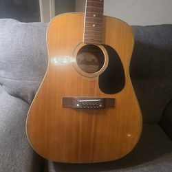 Estrella 12 String Acoustic Guitar vintage!