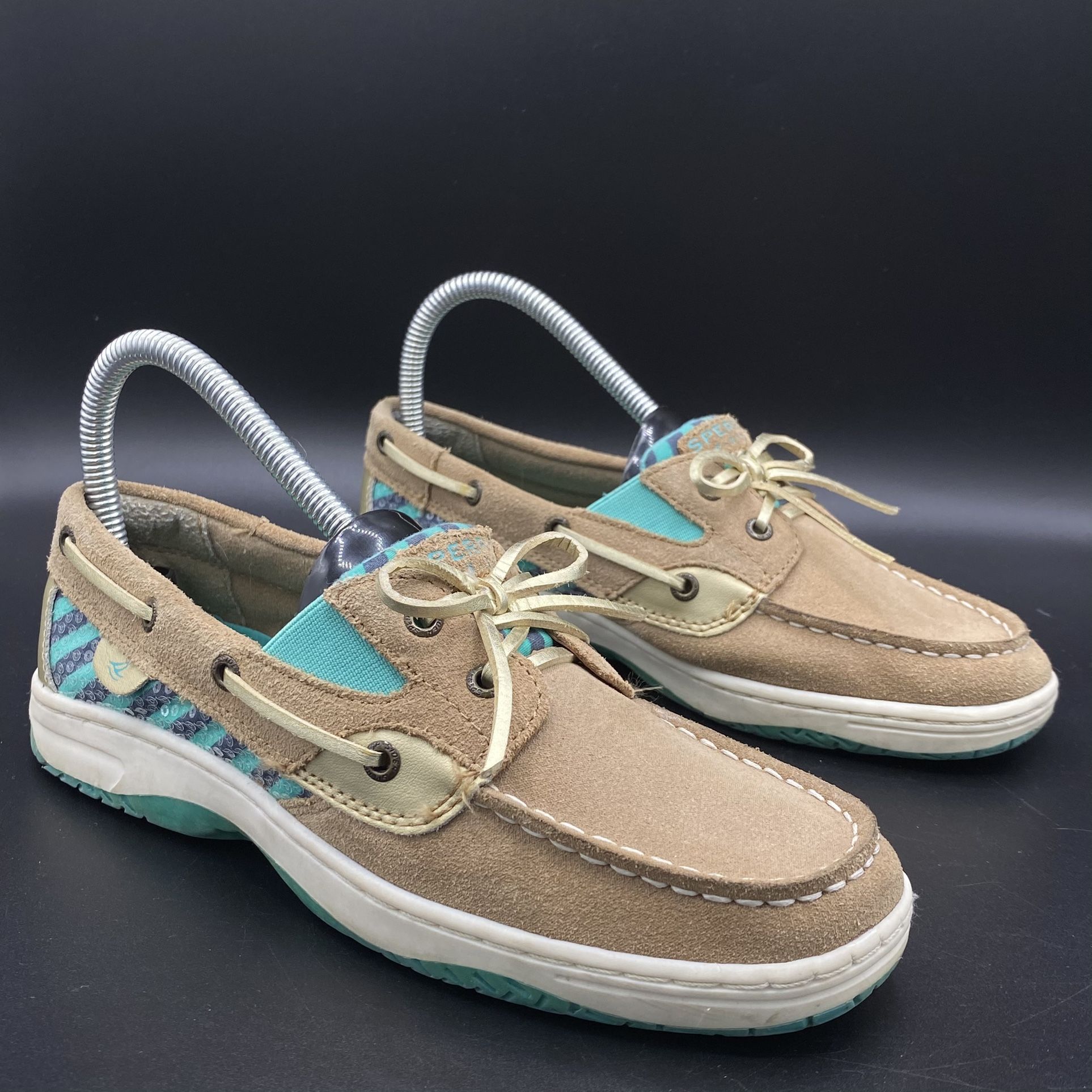 Sperry Girls Butterfly Fish Leather Fashion Slip On Boat Shoes Flats BHFO 0181
