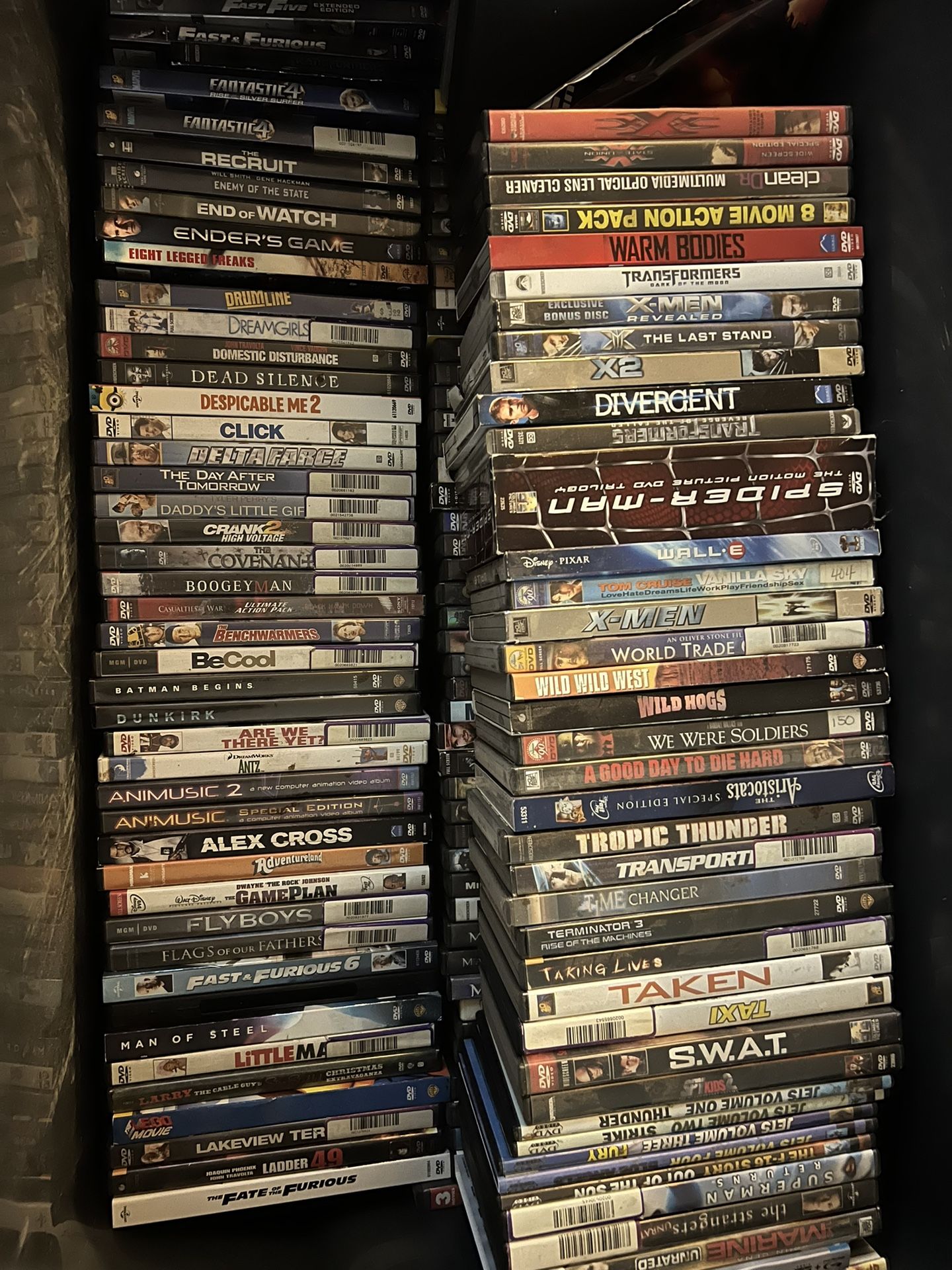 Movies, DVD And Some blue Ray 125+