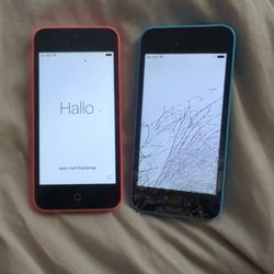 2x Apple iPhone 5c (Activation Lock) – For Parts or Repair