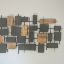 Wood And Metal Wall Art