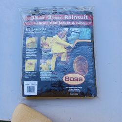 3 Piece Rainsuit ( New) Size XL