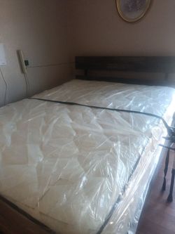 Full queen size bed room set still in plastic