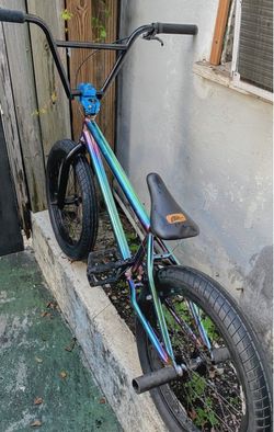 BMX Bike Oil Slick Rainbow Frame