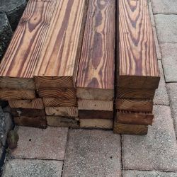 Nice Cedar Lumber 2 X 4  Varous Lenghts 4-6ft 