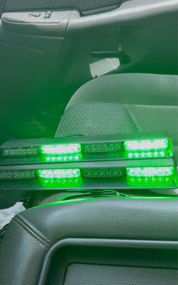 Green Dash Strobe Lights