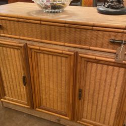 Wicker Cabinet