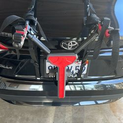 Allen Sports Deluxe 2-Bicycle Trunk Mounted Bike Rack Carrier