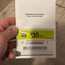 $35 Straight Talk Card Just Want $25