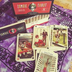 Zombie Tarot deck And Book Set