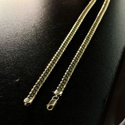 Miabella Italian 20” 18K Gold Plated 925 Sterling Silver 7mm Cuban Link Curb Chain Necklace, Made in Italy Men’s Womens