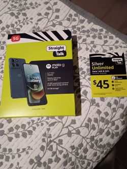Straight Talk Moto G Play & ONE Month Service Plan