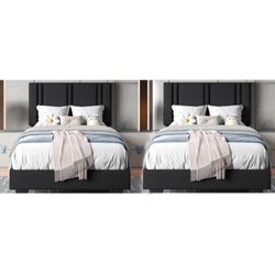 Two New Twins Beds Frames Are New With Use Mattress But Good