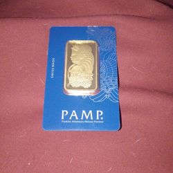 Pqmp 10z Gold Bar
