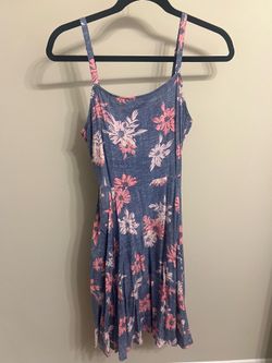 GAP dress blue and pink extra small