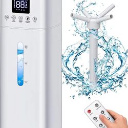 Humidifiers for Bedroom, 15L Wholehouse Humidifier for 2000 sq. ft, 600ml/h Cool Mist Humidifier for Large Room With Essential Oil Tray, Top Fill Floo