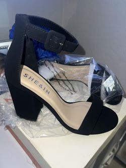 Black Heels Chunky Heel