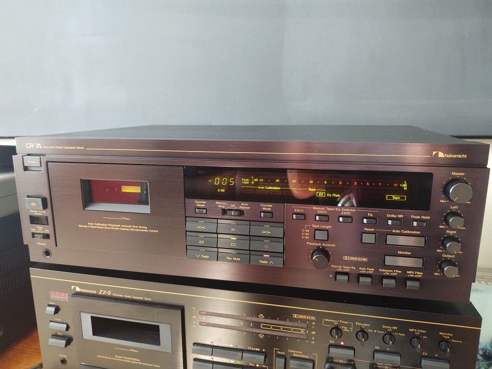 Nakamichi CR-7 Cassette Deck Fully Serviced Complete Recapped