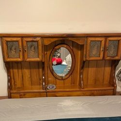 Custom King Wooden Headboard