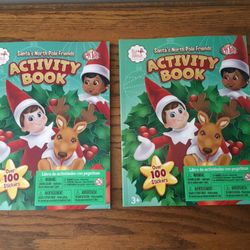 Elf on the Shelf Activity Books Stickers Coloring Games